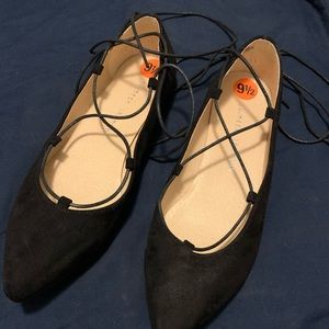 Lace up Ballerina Flats